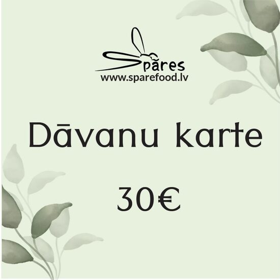 Dāvanu karte 30Eur