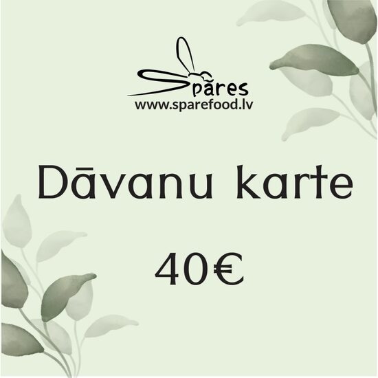 Dāvanu karte 40Eur